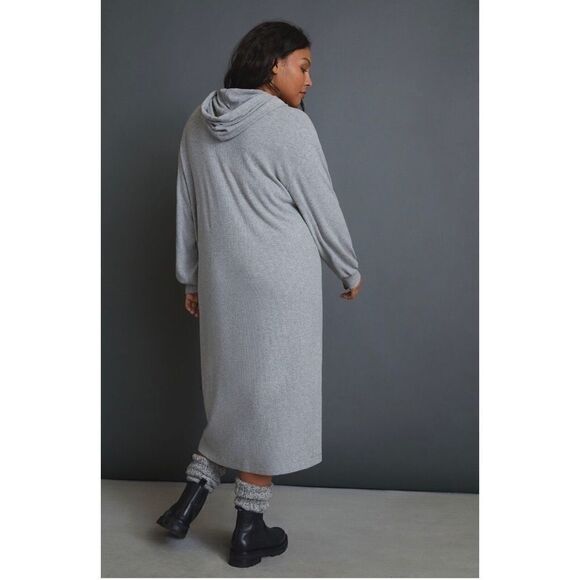 NEW Anthropologie Saturday Sunday Sequined Hooded Tunic Dress X-Small Petite - Picture 5 of 6